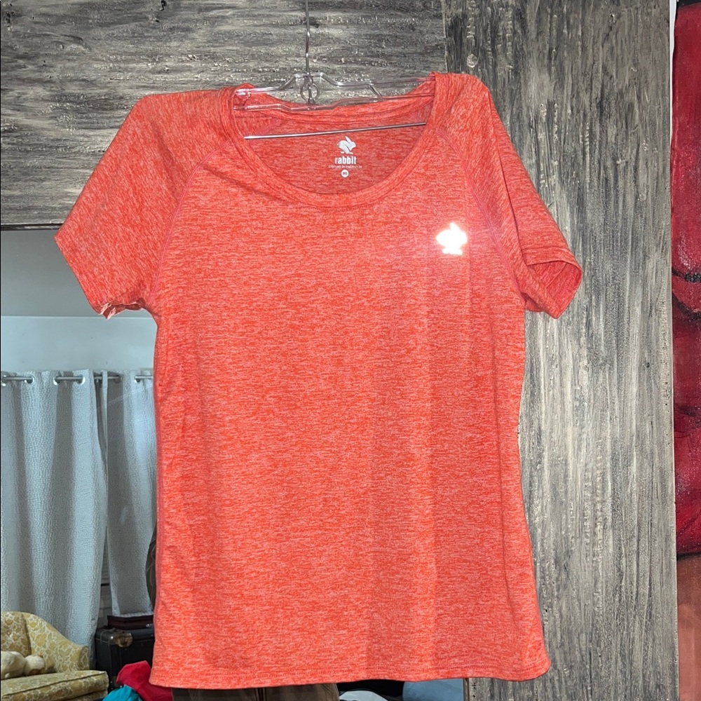 Zobha Women's Orange Short Sleeve Tee